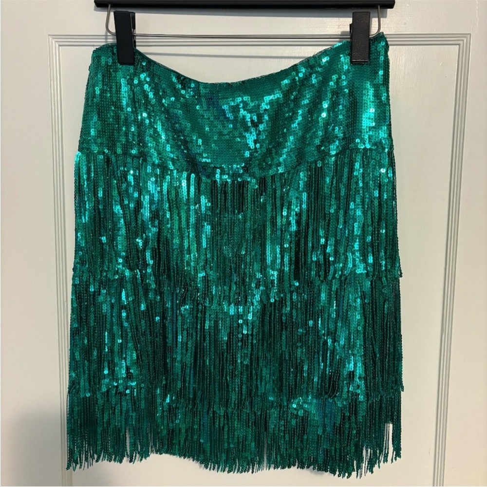 Maeve sequin flapper skirt